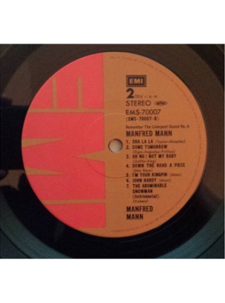 800107	Manfred Mann – Remember The Liverpool Sound 6	Pop Rock, Beat	1974	EMI – EMS-70007	NM/NM	Japan OBI