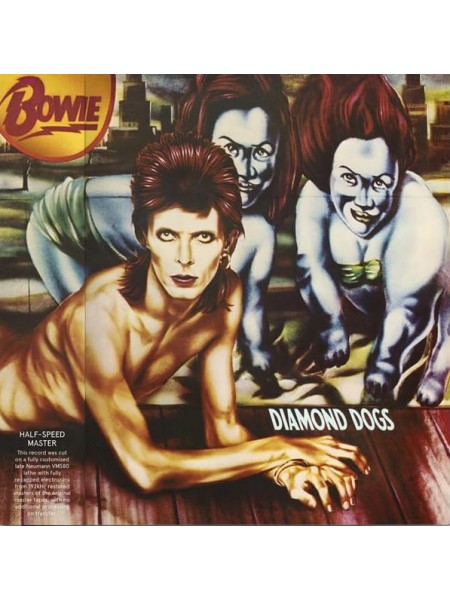 35015759	 	 Bowie – Diamond Dogs	"	Glam, Pop Rock, Art Rock "	Black, 180 Gram, Gatefold	1974	 Parlophone – DBDD 50	S/S	 Europe 	Remastered	24.05.2024