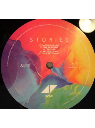 35003268	 Avicii – Stories 2lp	" 	House, Euro House, Synth-pop"	2015	 Universal Music – 00602547549518	S/S	 Europe 	Remastered	23.10.2015