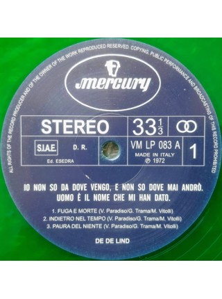 35005447	De De Lind - Io Non So Da Dove Vengo…(coloured)	" 	Prog Rock, Art Rock, Hard Rock"	1972	" 	Vinyl Magic – VM 083 LP"	S/S	 Europe 	Remastered	10.07.2020