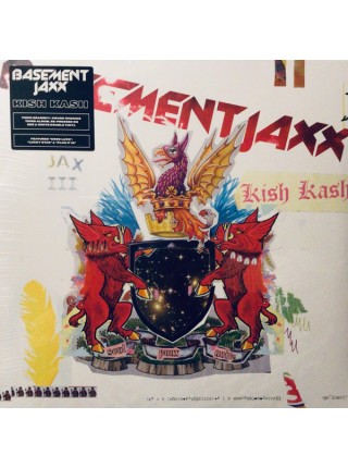 35005658	 Basement Jaxx – Kish Kash, Red & White, 2 lp	" 	Electronic,  House, Downtempo"	2003	" 	XL Recordings – XL 174 LP2"	S/S	 Europe 	Remastered	22.09.2023