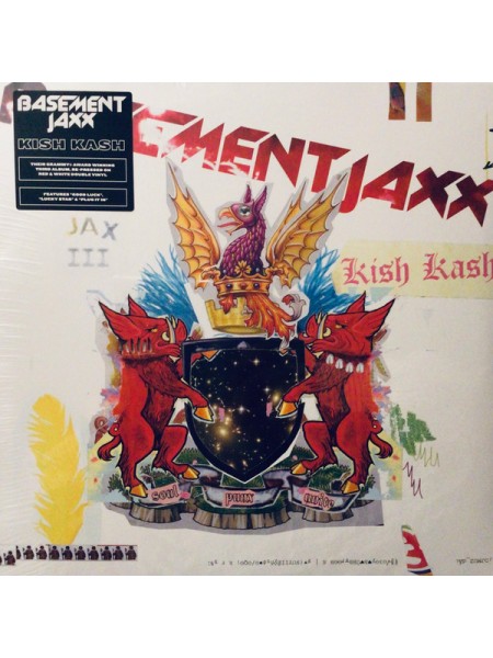 35005658	 Basement Jaxx – Kish Kash, Red & White, 2 lp	" 	Electronic,  House, Downtempo"	2003	" 	XL Recordings – XL 174 LP2"	S/S	 Europe 	Remastered	22.09.2023