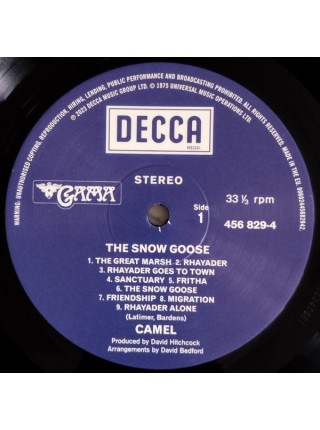35008152	 Camel – The Snow Goose	" 	Prog Rock"	1975	" 	Decca – 456 829-4"	S/S	 Europe 	Remastered	24.11.2023