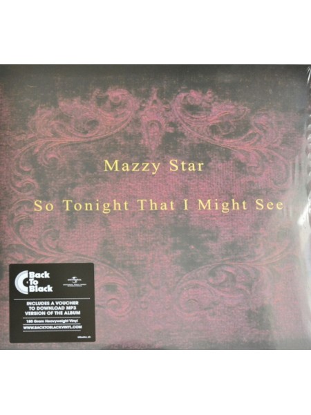 35003357		 Mazzy Star – So Tonight That I Might See	" 	Psychedelic Rock, Alternative Rock"	Black, 180 Gram	1993	" 	Capitol Records – 00602557537574"	S/S	 Europe 	Remastered	08.09.2017