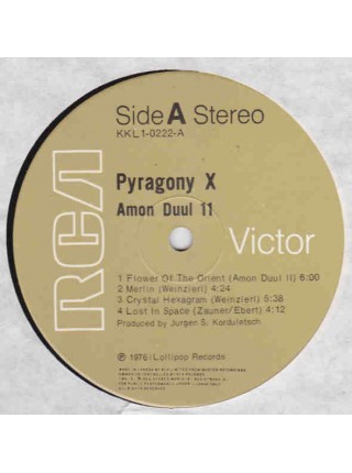 1401368	Amon Düül II ‎– Pyragony X	Prog Rock, Pop Rock	1976	RCA Victor KKl 1-0222	EX/EX	Canada