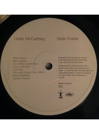 35007134	 Linda McCartney – Wide Prairie	" 	Pop Rock, Soft Rock"	1998	 Capitol Records – 00602577285189	S/S	 Europe 	Remastered	02.08.2019