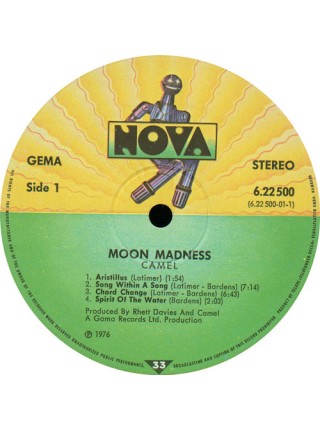 1403429	Camel – Moonmadness,  POSTER	Prog Rock	1976	Nova – 6.22 500	NM/NM	Germany