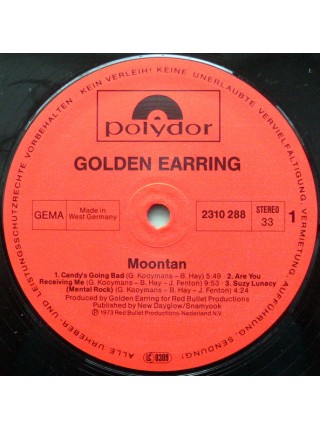 1403462	Golden Earring – Moontan	Hard Rock	1973	Polydor – 2310 288	EX+/EX+	Germany