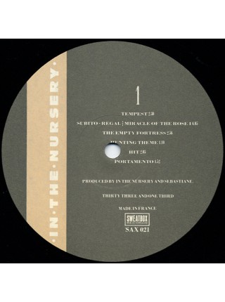 1402205	In The Nursery – Stormhorse	Electronic, Modern Classical, Industrial, Ambient	1987	Sweatbox – SAX 021	NM/EX	England