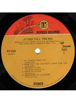 1402233	Jethro Tull ‎– This Was 1968 (Re 1973)	Art Rock, Blues Rock, Prog Rock	1969	Chrysalis ‎– 6307 517	NM/NM	USA
