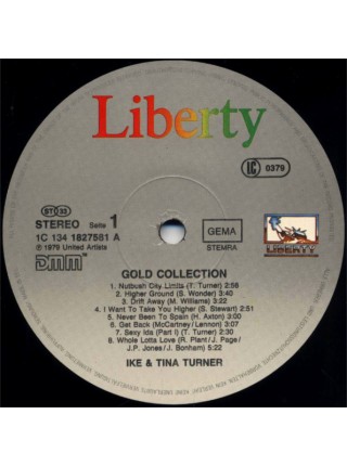 1402226	Ike & Tina Turner – Gold Collection   2LP	Funk Soul	1979	Liberty – 1C 2LP 134 1827583, EMI – 1C 2LP 134 1827583	NM/NM	Germany