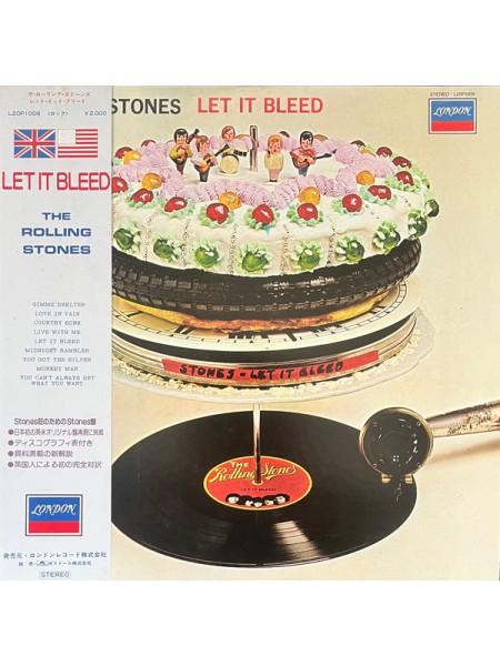 1403961		The Rolling Stones – Let It Bleed, no OBI	Blues Rock, Rock & Roll, Classic Rock	1969	London Records – L20P1009	NM/NM	Japan	Remastered	1981