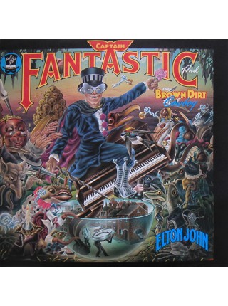 1403910		Elton John - Captain Fantastic And The Brown Dirt Cowboy,  2 буклета	Pop Rock	1975	DJM Records – DJLPX 1	EX+/EX	England	Remastered	1975