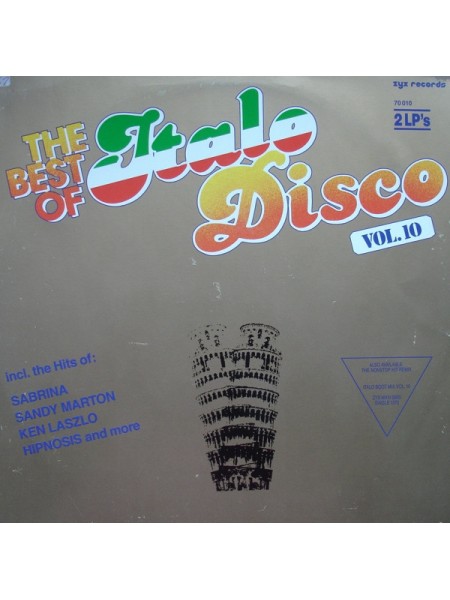 500493	Various – The Best Of Italo-Disco Vol. 10	1988	ZYX Records – 70 010	EX/EX	Germany