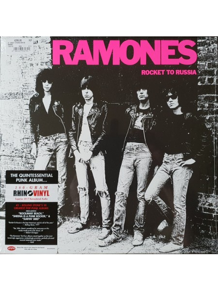 35007251	 Ramones – Rocket To Russia	 Punk, Power Pop, Rock & Roll	Black, 180 Gram	1977	" 	Sire – RR1 6042, Sire – 081227932701"	S/S	 Europe 	Remastered	02.02.2018