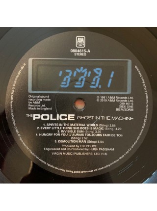 35007088	 The Police – Ghost In The Machine	" 	New Wave, Pop Rock"	1981	" 	A&M Records – 080 461-5"	S/S	 Europe 	Remastered	08.11.2019