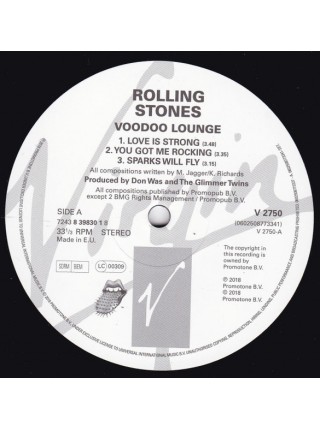 35007093	Rolling Stones - Voodoo Lounge (Half Speed) 2lp	" 	Blues Rock, Country Rock, Rock & Roll"	1994	" 	Rolling Stones Records – 0602508773341"	S/S	 Europe 	Remastered	26.06.2020