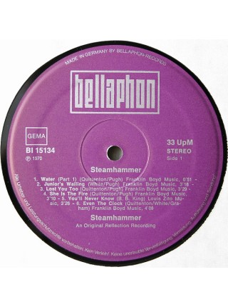 1402280		Steamhammer – Steamhammer	Blues Rock, Prog Rock, Classic Rock	1969	Parlophone – 7 92357 1, Parlophone – 064-79 2357 1	NM/NM	Germany	Remastered	1975