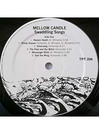 1800376	Mellow Candle – Swaddling Songs, Unofficial Release	"	Prog Rock, Folk Rock"	1972	"	Tapestry Records – TPT 206"	S/S	Liechtenstein	Remastered	2007