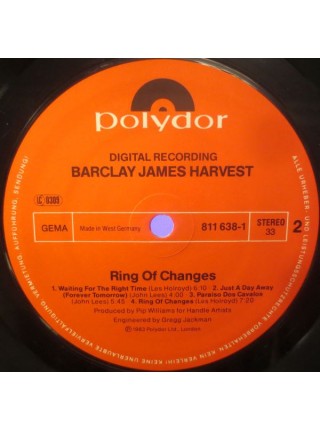 1402638	Barclay James Harvest – Ring Of Changes	Symphonic Rock	1983	Polydor – 811 638-1	NM/NM	Germany