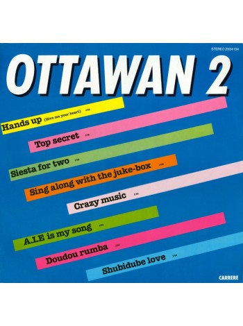 5000208	    Ottawan – Ottawan 2	"	Disco"	1981	"	Carrere – 2934 134"	NM/EX	Germany	Remastered	1981