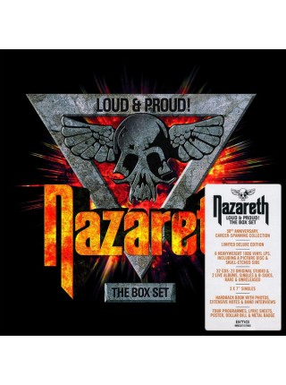 161362	 Nazareth  – Loud & Proud! The Box Set,  32CD,  6LP, 3 x Vinyl, 7", 45 RPM, Single	" 	Classic Rock, Hard Rock"	2018	"	BMG – BMGCAT157BOX, Union Square Music – BMGCAT157BOX"	M/M	Germany	Remastered	2018