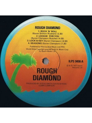 1404975		Rough Diamond – Rough Diamond		Hard Rock, Prog Rock 	1977	Island Records – ILPS 9490 	NM/EX+	England	Remastered	1977
