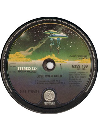 1404983		Dire Straits – Love Over Gold		Classic Rock	1982	Vertigo – 6359 109	NM/EX	Germany	Remastered	1982