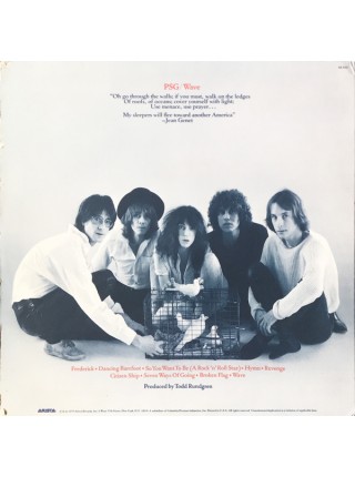 1404985		Patti Smith Group – Wave		Rock, Punk 	1979	Arista – AB 4221	 NM/EX+	 USA	Remastered	1979