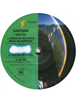 35015094	 	 Santana – Amigos	"	Blues Rock, Fusion, Funk "	Black, 180 Gram, Gatefold	1976	" 	Columbia – PC 33576, Speakers Corner Records – PC 33576"	S/S	 Europe 	Remastered	07.10.2013