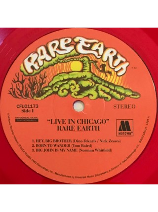 35003945		Rare Earth - Live In Chicag	" 	Rock, Funk / Soul"	Ruby Red Clear, Limited	1974	" 	Culture Factory USA, Inc. – CFU01173"	S/S	 Europe 	Remastered	2021