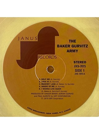 35003961	Baker Gurvitz Army  -  The Baker Gurvitz Army (coloured)	" 	Prog Rock, Hard Rock, Blues Rock"	1975	 Janus Records – CFU01245, Culture Factory – CFU01245	S/S	 Europe 	Remastered	2023