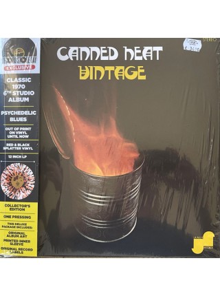 35003959		Canned Heat - Vintage 	" 	Blues Rock"	Orange Black White Psychedelic Splatter, Gatefold, RSD, Limited	1969	 Culture Factory – CFU1235	S/S	 Europe 	Remastered	2023