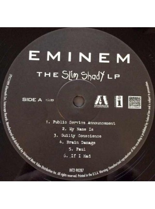 35003558		 Eminem – The Slim Shady LP  2lp	" 	Hip Hop"	Black, 180 Gram	1999	Interscope	S/S	 Europe 	Remastered	2013