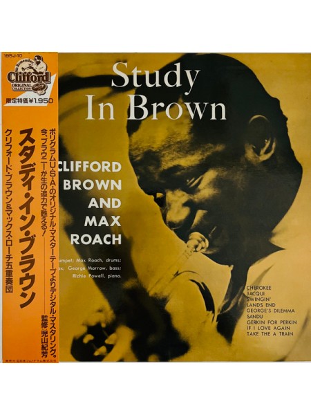 1401216	Clifford Brown And Max Roach – Study In Brown  (Re 1983)	1955	EmArcy – 195J-10, EmArcy – MG-36037	NM/NM	Japan