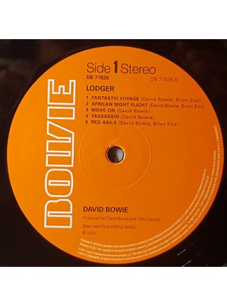35007267	 David Bowie – Lodger	Lodger	LP	Parlophone	S/S	 Europe 	Remastered	23.02.2018