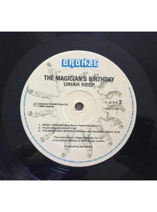 3000136		Uriah Heep – The Magician's Birthday	"	Hard Rock, Prog Rock"	1972	" 	BMG – BMGRM088LP"	S/S	Europe	Remastered	2014