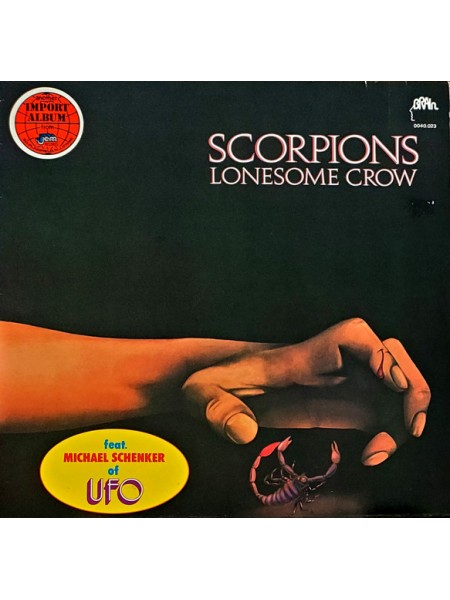 1402289	Scorpions – Lonesome Crow  (Re unknown)	Hard Rock, Classic Rock	1972	Brain – 0040.023	NM/EX	Germany