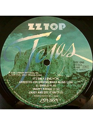 1403752	ZZ Top ‎– Tejas	Southern Rock, Classic Rock	1976	London Records – PS 680	NM/EX+	USA