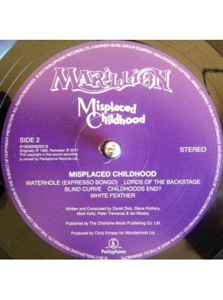 1800380	Marillion – Misplaced Childhood, 4lp, BOX	"	Prog Rock, Symphonic Rock"	1985	"	Parlophone – 0190295865511"	S/S	Europe	Remastered	2017