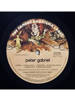 1800411	Peter Gabriel ‎– Peter Gabriel	"	Prog Rock"	1978	Caroline International – 884108004159, Charisma – PGLPR2	S/S	Europe	Remastered	2016
