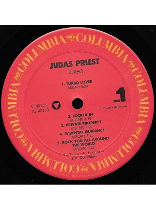 1402999		Judas Priest ‎– Turbo	Hard Rock, Heavy Metal	1986	Columbia – OC 40158	EX+/NM	USA	Remastered	1986