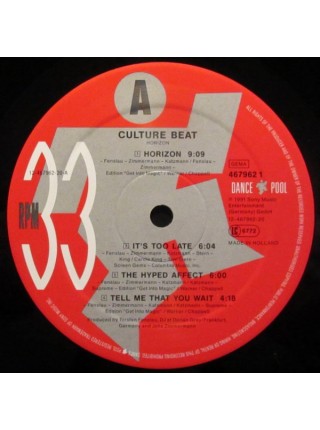 1200187	Culture Beat – Horizon	"	Euro House"	1991	"	Dance Pool – 467962 1"	NM/NM	Netherlands