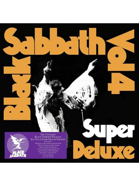 180274	Black Sabbath – Vol. 4 Super Deluxe, Box Set 5LP	2021	2021	BMG – R1 643817, BMG – BMGCAT462BOX	S/S	Europe