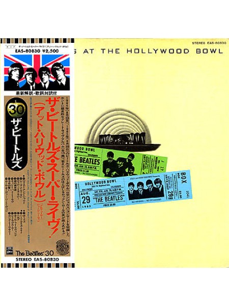 161304	The Beatles – The Beatles At The Hollywood Bowl, no OBI	"	Beat, Rock & Roll"	1977	"	Odeon – EAS-80830"	EX/EX+	Japan	Remastered	1977