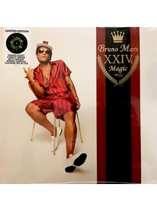 35014503	 Bruno Mars – XXIVK Magic	" 	Electronic, Hip Hop, Funk / Soul"	Forest Green Custard Splatte, Gatefold, Limited	2016	Atlantic – 075678610417 	S/S	 Europe 	Remastered	05.04.2024