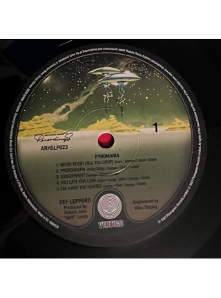 35014800	 	 Def Leppard – Pyromania	"	Hard Rock, Pop Rock "	Black, 180 Gram, Half Speed Mastering	1983	" 	Vertigo – ARHSLP023"	S/S	 Europe 	Remastered	26.04.2024