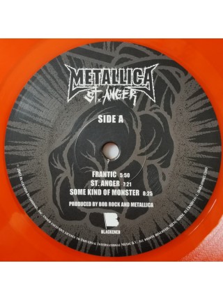35014804	 	 Metallica – St. Anger, 2lp	"	Heavy Metal "	Some Kind Of Orang, Gatefold, Limited	2003	" 	Blackened – BLCKND016-1U"	S/S	 Europe 	Remastered	03.05.2024
