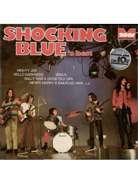 1405079		Shocking Blue – Shocking Blue's Best 		Pop Rock	1970	Metronome 2001 – 200 124, Metronome 2001 – 200124	EX/NM	Germany	Remastered	1973