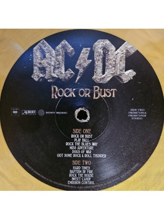 35016583	 	 AC/DC – Rock Or Bust	" 	Hard Rock, Blues Rock"	Gold Nugget, 180 Gram, Gatefold, Limited	2014	" 	Columbia – 19658873391"	S/S	 Europe 	Remastered	21.06.2024